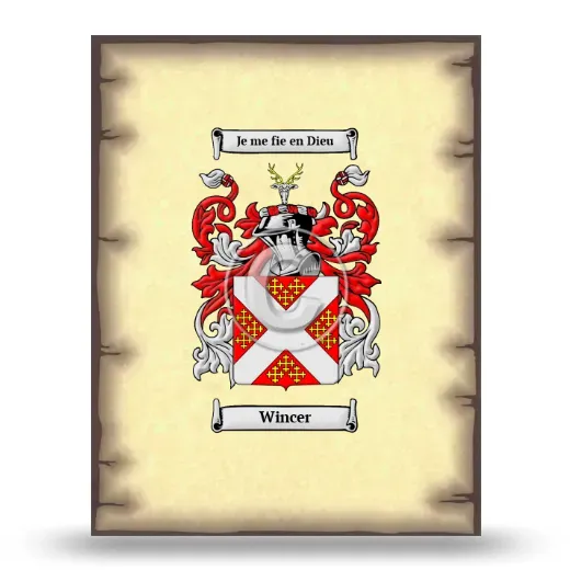 Wincer Coat of Arms Print