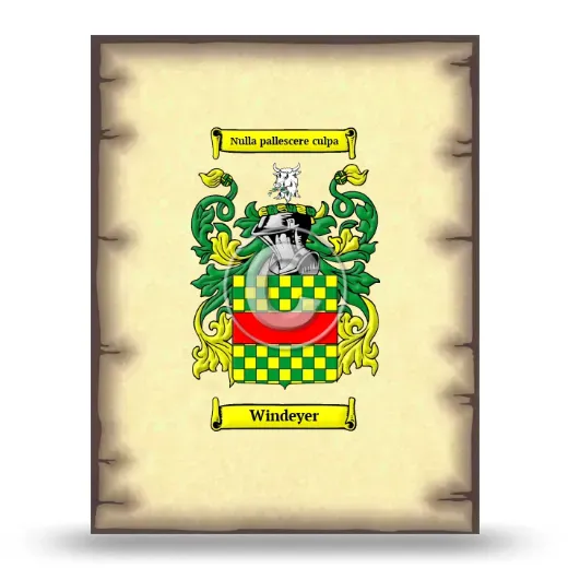 Windeyer Coat of Arms Print