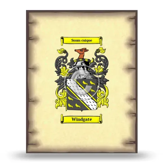 Windgate Coat of Arms Print