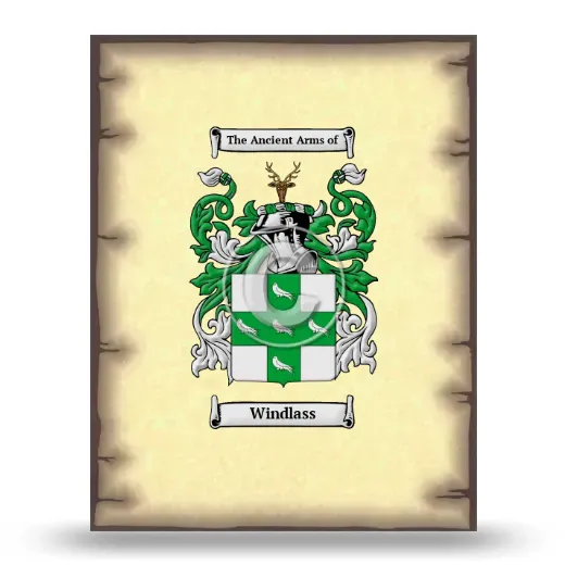 Windlass Coat of Arms Print