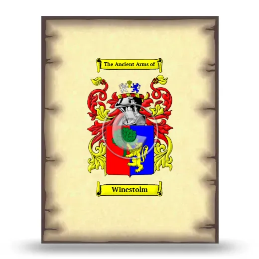 Winestolm Coat of Arms Print