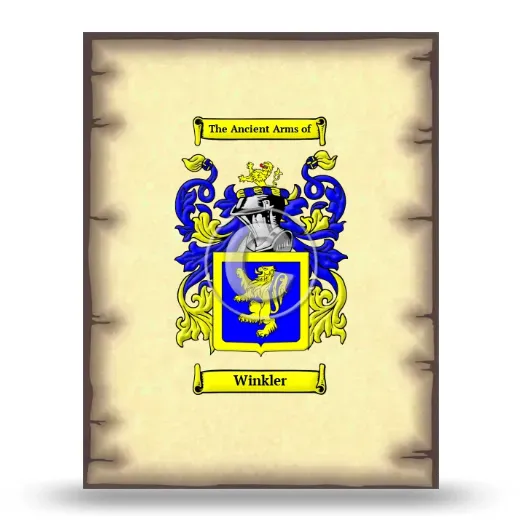 Winkler Coat of Arms Print