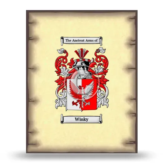 Winky Coat of Arms Print