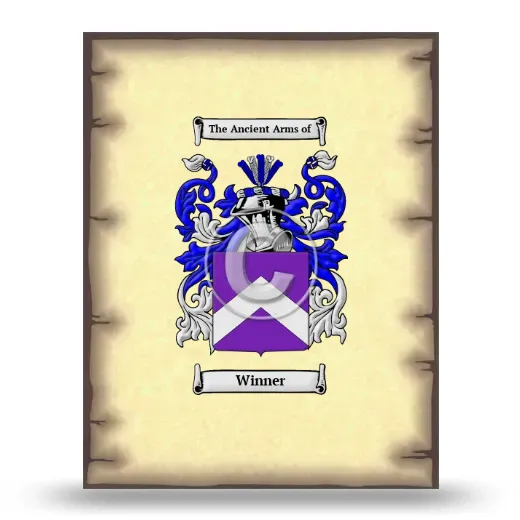 Winner Coat of Arms Print