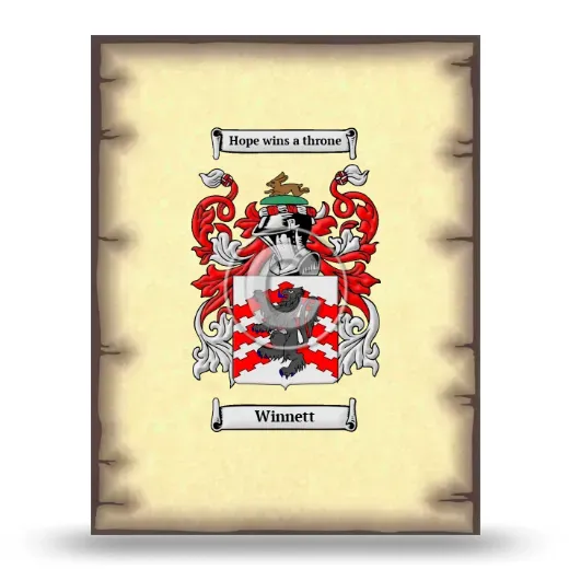 Winnett Coat of Arms Print