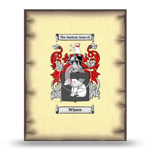 Winter Coat of Arms Print