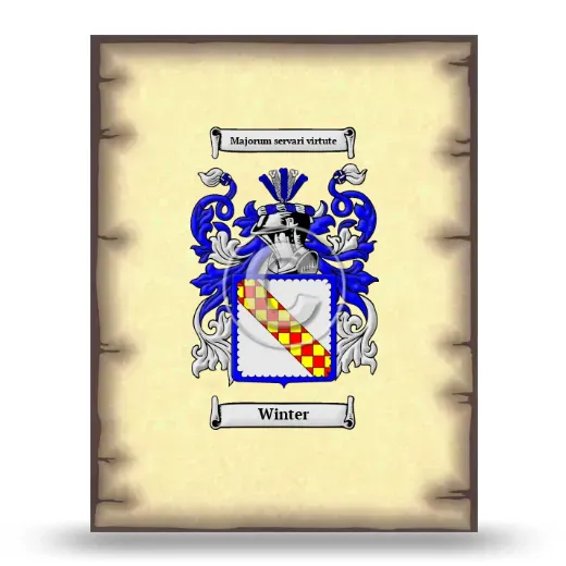 Winter Coat of Arms Print
