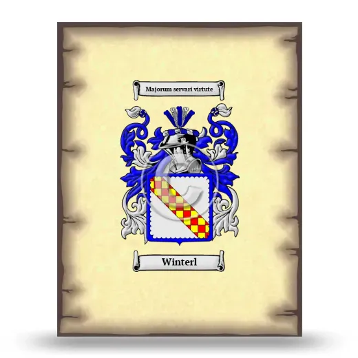 Winterl Coat of Arms Print