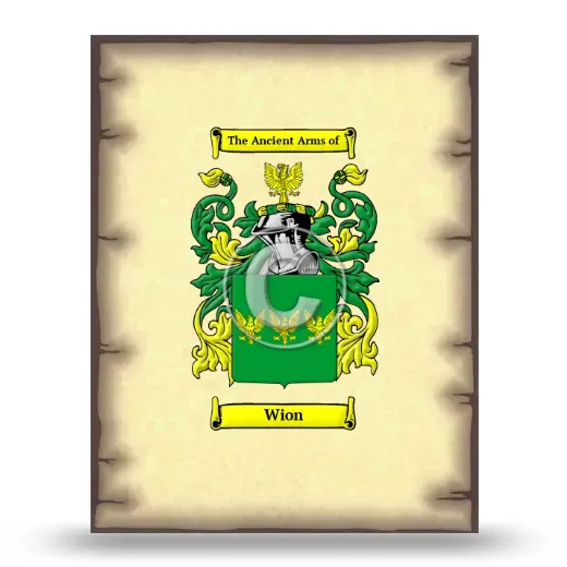 Wion Coat of Arms Print