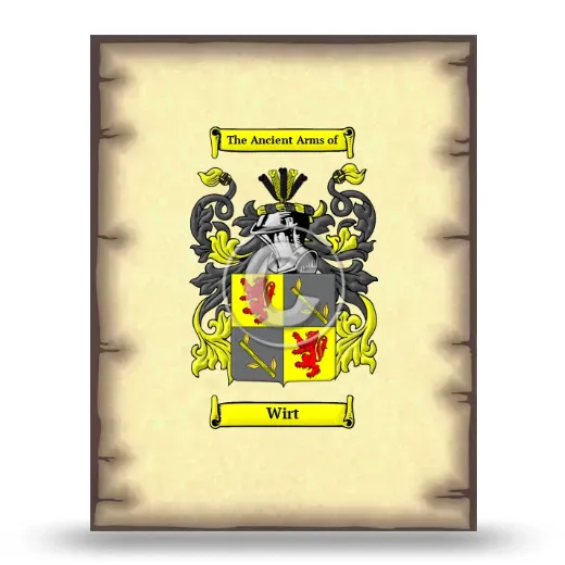 Wirt Coat of Arms Print