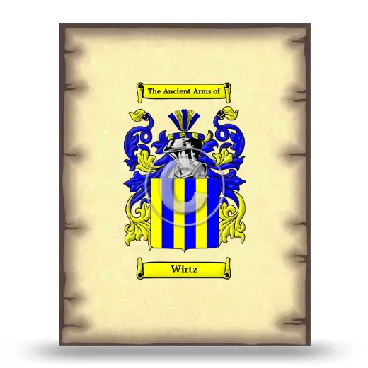 Wirtz Coat of Arms Print