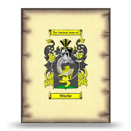 Wische Coat of Arms Print