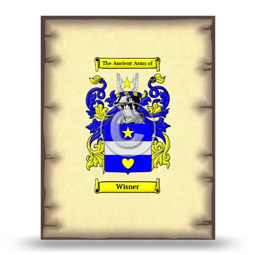 Wisner Coat of Arms Print