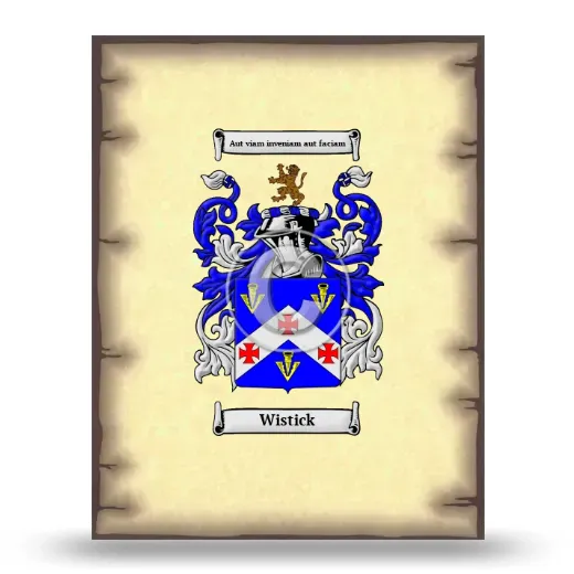 Wistick Coat of Arms Print