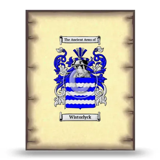 Wistorlyck Coat of Arms Print