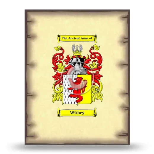 Withey Coat of Arms Print