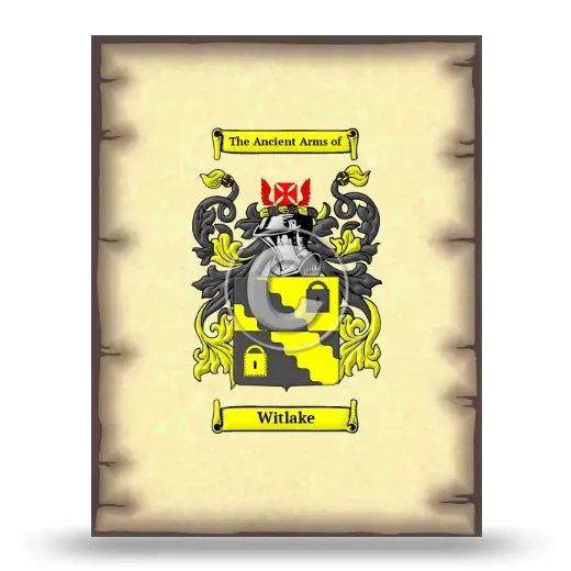 Witlake Coat of Arms Print