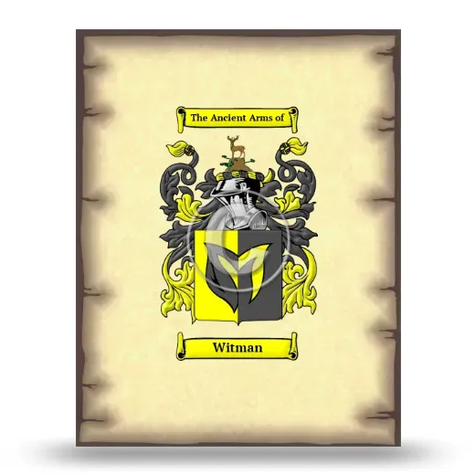 Witman Coat of Arms Print