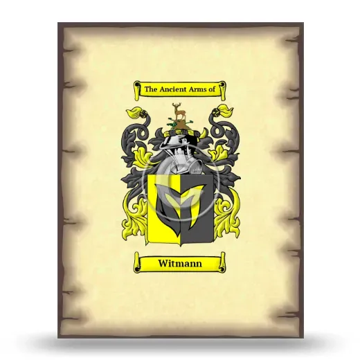 Witmann Coat of Arms Print