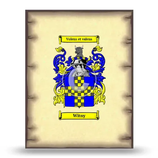 Witny Coat of Arms Print