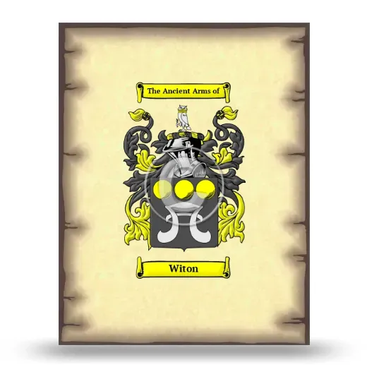 Witon Coat of Arms Print