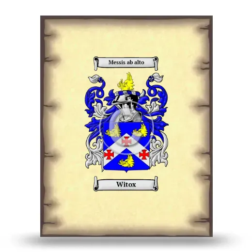 Witox Coat of Arms Print