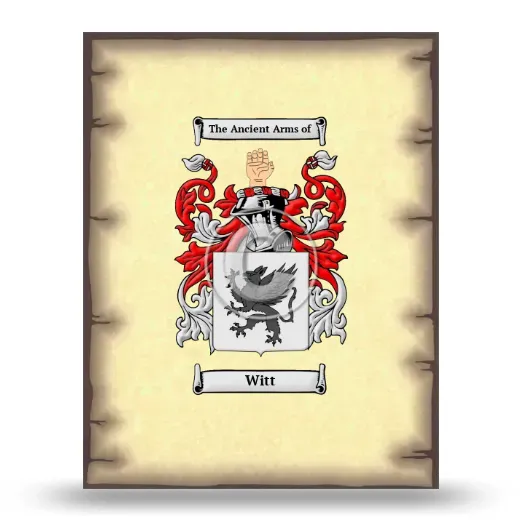 Witt Coat of Arms Print
