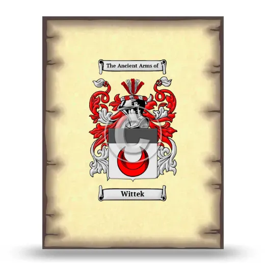 Wittek Coat of Arms Print