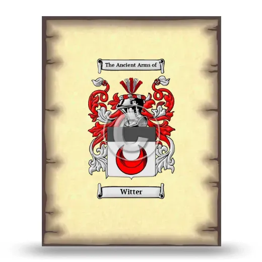 Witter Coat of Arms Print