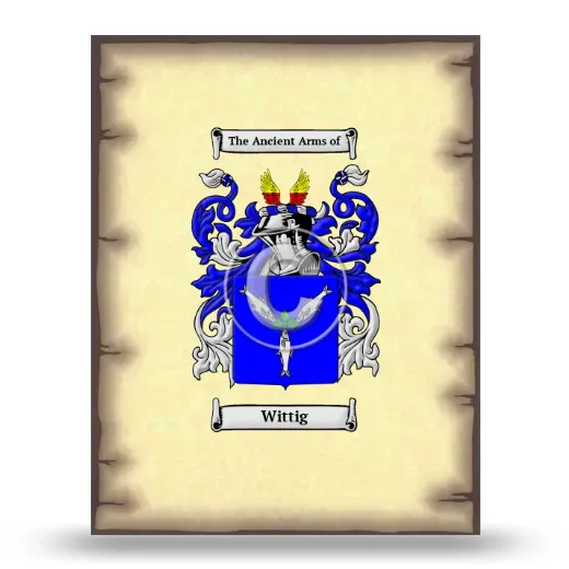 Wittig Coat of Arms Print