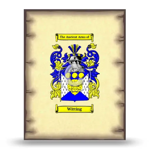 Witting Coat of Arms Print