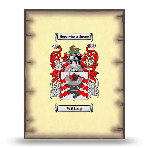 Wittrup Coat of Arms Print