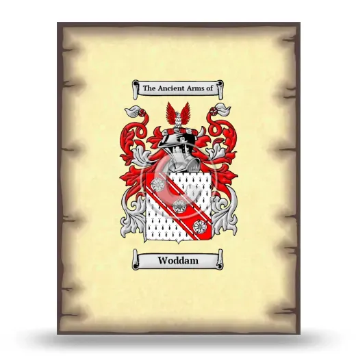 Woddam Coat of Arms Print