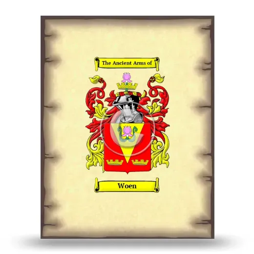 Woen Coat of Arms Print