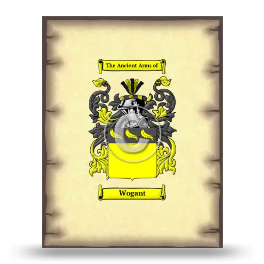 Wogant Coat of Arms Print
