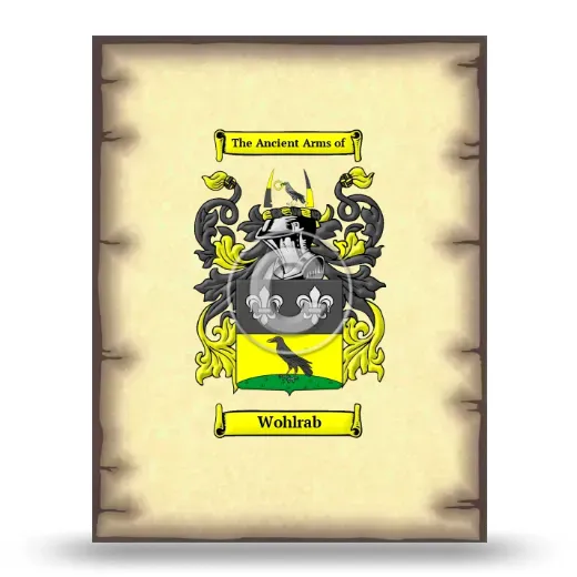 Wohlrab Coat of Arms Print