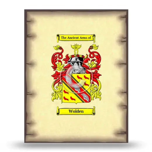 Wolden Coat of Arms Print