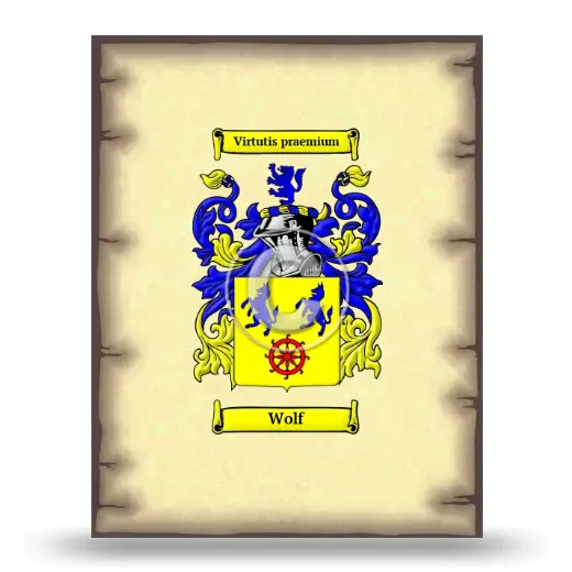 Wolf Coat of Arms Print