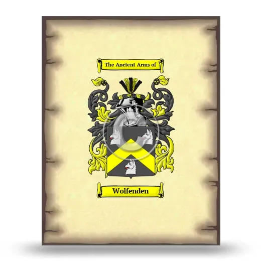 Wolfenden Coat of Arms Print