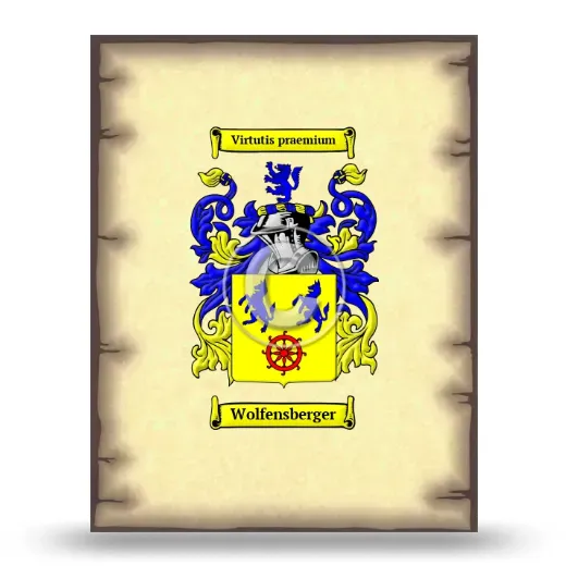 Wolfensberger Coat of Arms Print