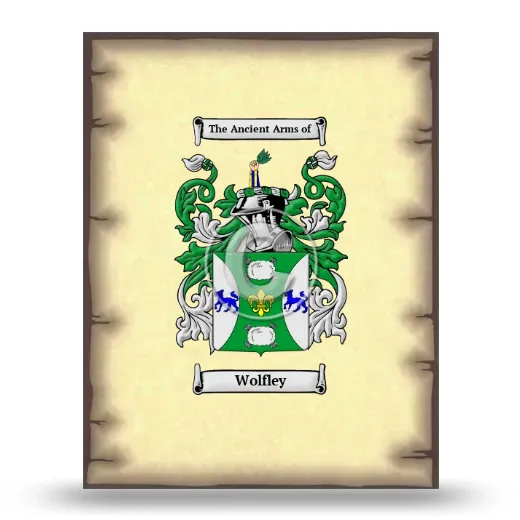 Wolfley Coat of Arms Print