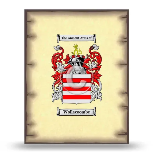 Wollacoombe Coat of Arms Print