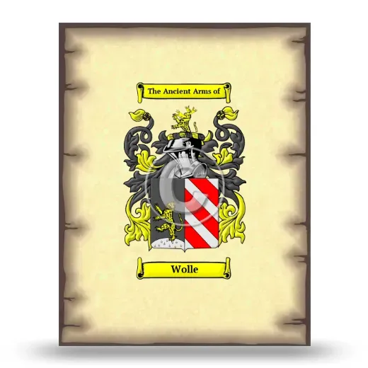 Wolle Coat of Arms Print