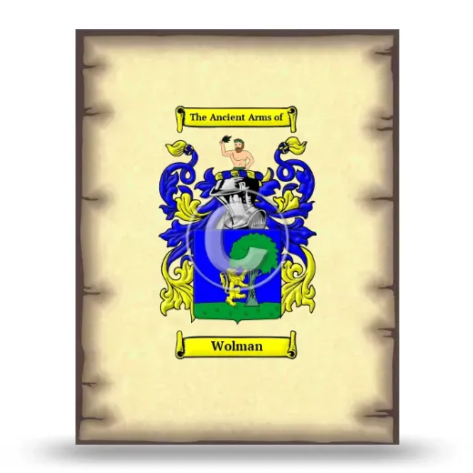 Wolman Coat of Arms Print