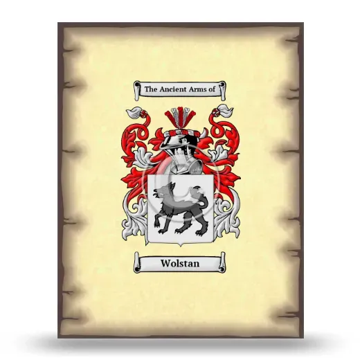 Wolstan Coat of Arms Print