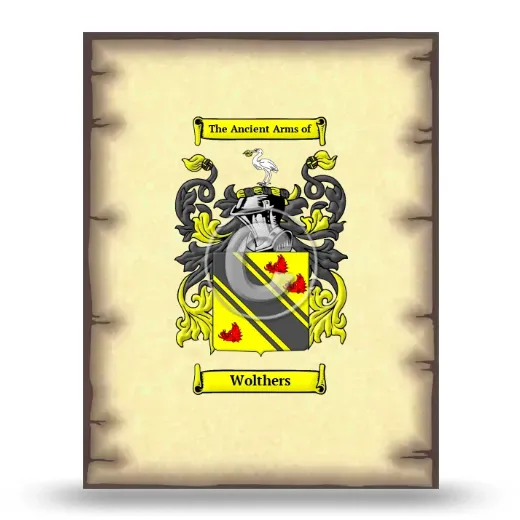 Wolthers Coat of Arms Print