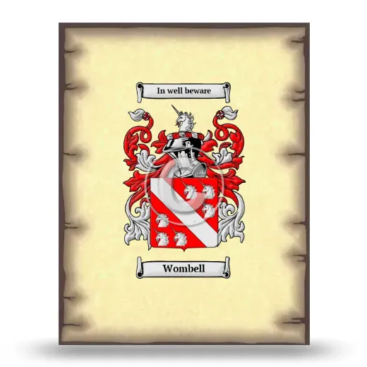 Wombell Coat of Arms Print