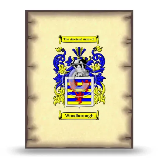 Woodborough Coat of Arms Print