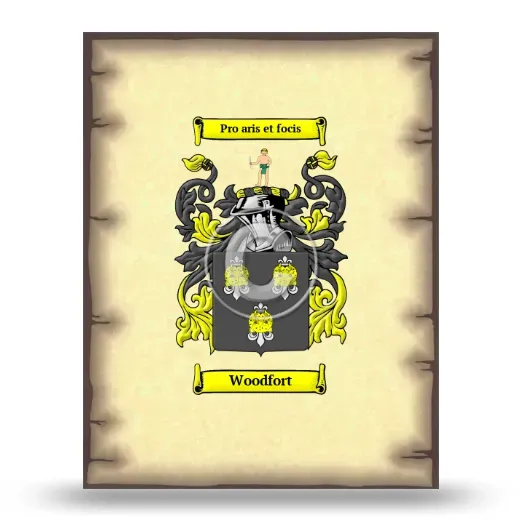 Woodfort Coat of Arms Print