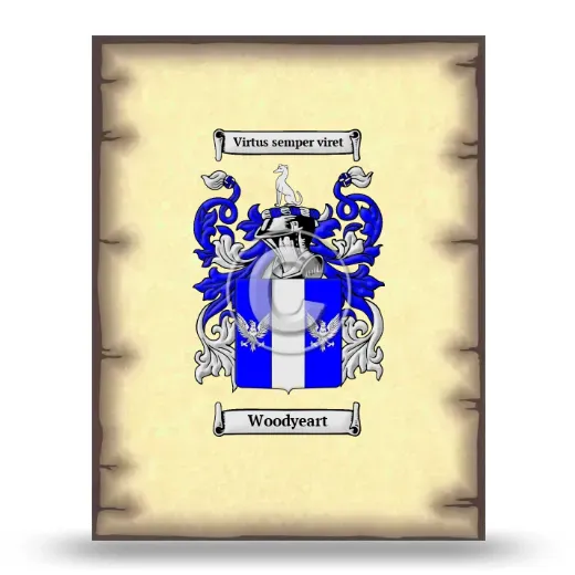 Woodyeart Coat of Arms Print